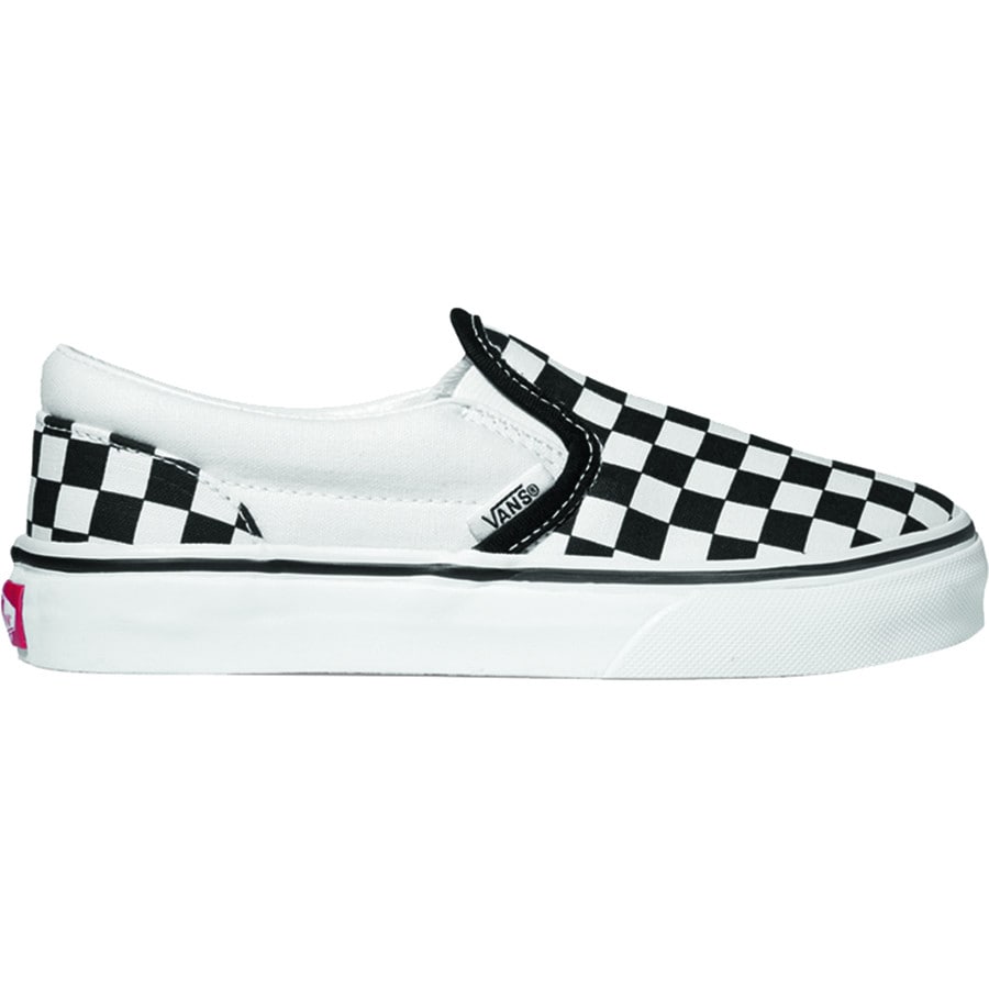 (取寄) バンズ ガールズ クラシック スリッポン スケート シューズ - ガールズ Vans girls Classic Slip-On Skate Shoe - Girls' (Checkerboard) Black/ True White