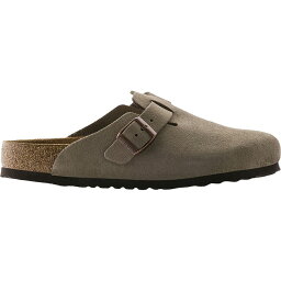 (取寄) <strong>ビルケンシュトック</strong> メンズ <strong>ボストン</strong> ソフト フットベッド スエード クロッグ - メンズ Birkenstock men Boston Soft Footbed Suede Clog - Men's Taupe Suede