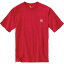 (取寄)カーハート メンズ ワークウェア ポケット Tシャツ Carhartt Men's Workwear Pocket T-Shirt Red Heather