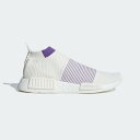 (取寄)アディダス オリジナルス レディース エヌエムディーシーエスワン プライムニット シューズ adidas originals Women NMD_CS1 Primeknit Shoes Running White / Crystal White / Active Purple