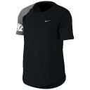 (取寄)ナイキ レディース ミラー ショート スリーブ トップ Nike Men's Miler Short Sleeve Top Black Carbon Heather White