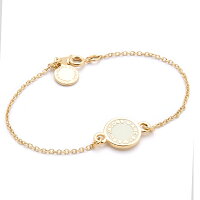 マークバイマークジェイコブスMarcbyMarcJacobsドリーミィロゴエナメルディスクブレスレットDreamyLogoEnamelDiskBraceletクリームCream【ブランドアクセサリーブレスレット】あす楽対応