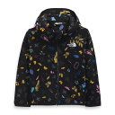 (取寄)ノースフェイス トッドラー グレイシャー フルジップ フーディ The North Face Toddlers Glacier Full Zip Hoodie TNF Black Wanderer Elements Print
