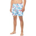 (取寄) メンズ エンドレス サマー フラミンゴ プリント スイム ショーツ Endless Summer men Endless Summer Flamingo Print Swim Shorts (For Men) Blue