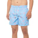 (取寄) メンズ エンドレス サマー ロブスター プリント スイム ショーツ Endless Summer men Endless Summer Lobster Print Swim Shorts (For Men) Light Blue