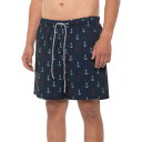 (取寄) メンズ スイム ショーツ Rainforest men Rainforest Ships Ahoy Swim Shorts (For Men) Mood Indigo