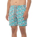 (取寄) メンズ スイム フローラル スイム ショーツ Mr. Swim men Mr. Swim Floral Swim Shorts (For Men) Turquoise