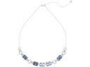 (取寄)ローレン ラルフローレン レディース ストーン フロンタル ネックレス LAUREN Ralph Lauren Women's Stone Frontal Necklace Silver/Blue/Crystal
