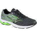 (取寄)ミズノ メンズ ウェーブ カタリスト 2 ランニングシューズ Mizuno Men's Wave Catalyst 2 Running Shoe Dark Shadow/Green Gecko/Black
