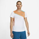 (取寄)ナイキ メンズ ドライフィット スラム テニス トップ Nike Men's Dri-FIT Slam Tennis Top White Hot Curry Washed Teal