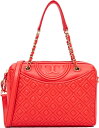 ()Tory Burch Fleming Duffel Bag g[o[` t~O _bt obO Red Volcano