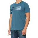 ショッピングハーレー (取寄) ハーレー メンズ エブリデイ ウォッシュド ワン アンド オンリー ボックス グラジエント T-シャツ Hurley men Everyday Washed One and Only Box Gradient T-Shirt (For Men) Rift Blue