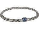 (取寄) ジョン ハーディ クラシック チェイン 5mm ブレスレット ウィズ ブルー サファイア John Hardy Classic Chain 5mm Bracelet with Blue Sapphire Silver