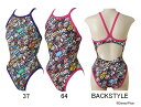 【あす楽対応】ジュニア130・140サイズ!N2MA7481 mizuno ミズノ Toy Story トイ・ストーリー ExerSuits エクサースーツ ジュニア女子 子供用 ミディアムカット 練習用水着 練習水着 競泳水着 競泳用水着