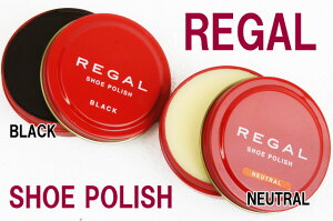 リーガル TY16 シューポリッシュ(缶) 50g REGAL SHOE POLISH NEUTRAL・BLACK アフターケア シューケアケア用品 ツヤ革靴用ツヤ出しクリーム 保護