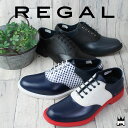 リーガル REGAL 送料無料 メンズ レインシューズ 69KR サドルシューズ 雨 梅雨 ビジネス 通勤 紳士靴 コンビカラー RAIN レイン evid