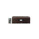 JVCケンウッド Bluetooth対応 CDコンポ ブラウン RD-W1-T