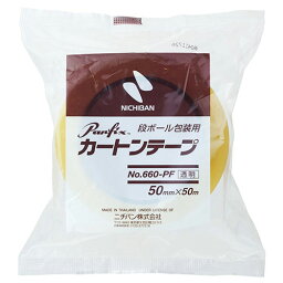 ニチバン PANFIX <strong>カートンテープ</strong> 660PF 透明 50×50 NB-660PF-50