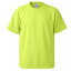 UVカット・吸汗速乾・5枚セット・4.1オンスさらさらドライ Tシャツ蛍光 イエロー XL