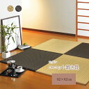 送料無料 日本製 い草 置き畳 ユニット畳フローリング畳 システム畳 国産 右京 約82×82×2.5cm(2枚1セット) 防音 すべり止め加工 滑り止め 和風 和室 リビング 和モダン キッズ 子供部屋 おしゃれ