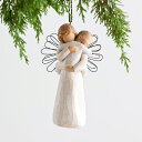 天使の祝福 母親が子供を抱きしめる時に感じる暖かな気持ちを表現しています。 willow tree【ウィローツリー】 女性デザイナー、スーザン・ローディが作る美しい人形たちです。 ウィローツリーという名前は手の動き、手招きを象徴する柳の木から付けられました。 人形には表情がなく、体の動きや振る舞いで表現されており、あらゆる角度から見ても綺麗に見えるのが特徴です。 安定した美しさが気持ちを癒してくれる、美しい人形と天使のブランドです。商品詳細サイズW7×H11×D5cm材質レジン製生産国中国備考輸入商品のため、輸送による箱潰れ、傷、緩衝材の欠け・割れなどがあることがございます。 商品自体に目立った汚れ、不良箇所がある場合以外の交換・返品はお受けできかねますので、予めご了承くださいませ。送料について■送料 送料無料。但し、北海道・沖縄・離島を含む(一部配送不可地域)のご注文は配達不可のためキャンセルさせて頂きます。