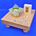 将棋セット 新桂2寸ハギ足付将棋盤セット(将棋駒樺材優良押し...