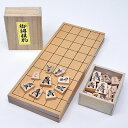 将棋 セット 小型新桂4号折将棋盤セット(木製将棋駒上別製源平駒)