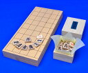 将棋セット 新桂7号折将棋盤セット(木製将棋駒押し駒子馬)