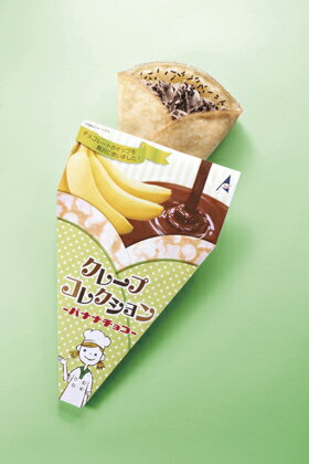 スカーフード)クレープコレクション バナナチョコ 1袋(クレープ　くれーぷ)...:syokusai-shop:10009578