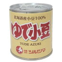 ツルシマ ゆで小豆 280g 缶詰め...