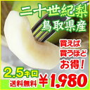 二十世紀梨 2.5kgセット(6-9玉入) *（20世紀梨）鳥取県特産「二十世紀梨」直送！