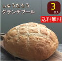 グランデブールしゅうたろう謹製 国産 冷凍パン プロ仕様 八戸朝市発 3個入 夜食 保存食 工場直送 手作り おうち時間 SNS