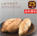 ソフトフランスしゅうたろう謹製 国産 冷凍パン プロ仕様 八戸朝市発 夜食 保存食 工場直送 25本入 手作り おうち時間