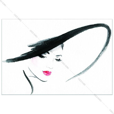 Chapeau elegant3 SIZE/mm:1400*2000 最高品質 フレームレス インテリアアート販売ジャンル:絵画 アート インテリア 壁掛け モダンアートAvant-Garde ココアート コブラアート通信販売:楽天市場限定 正規品