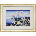葛飾北斎 富嶽三十六景 東海道品川御殿山ノ不二 絵画 アートフレーム 内装用の絵 日本の絵 大きいサイズ 名画 内装 インテリア装飾風景画 古典絵画 北斎の絵