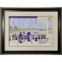 葛飾北斎 五百羅漢寺 額装済み絵画 完成品 アートフレーム 名画 絵画 内装用インテリア風景画 古典絵画 現代アートなど定番から新作まで。アートラボセレクト
