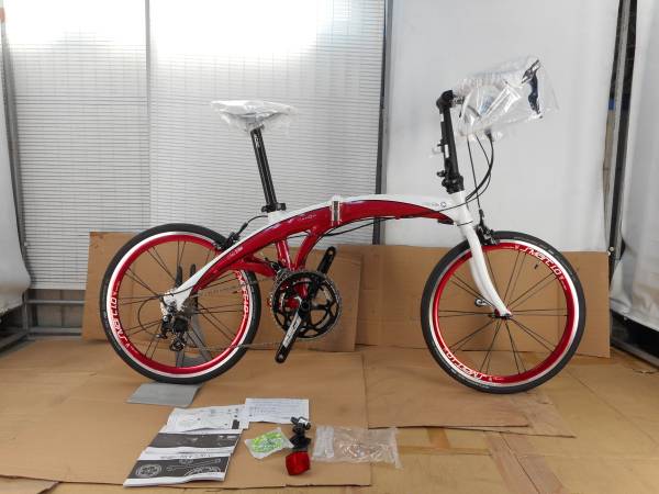 【組立発送】アウトレット2016DAHON（ダホン）Mu Elite（ミューエリート）レーシーレッド　折りたたみ自転車　在庫限 ランキングお取り寄せ