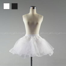 パニエ収納バッグ付き数量限定ミニパニエホワイト★W56〜80cm★【レビューを書いて送料無料♪】対応サイズ(XS/S/M/L/XL)★(PN1036)スカートふんわりきれいなドレスラインに♪【we3】【RCP】