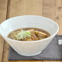粉引 しのぎ刷毛目 6.8ラーメンどんぶり(21.7cm)丼...