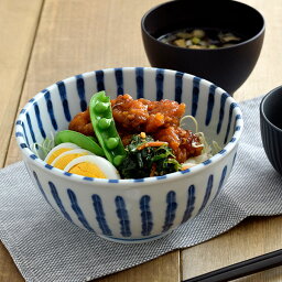 【最大600円OFFクーポン4/24 20___00～4/29 9___59】丼 どんぶり 染付け ダミ十草 軽量多様丼ぶり（大） 丼ぶり <strong>おしゃれ</strong> 和食器 美濃焼 十草 どんぶり 和のどんぶり 麺鉢 ボウル <strong>ラーメンどんぶり</strong> うどんどんぶり ストライプ