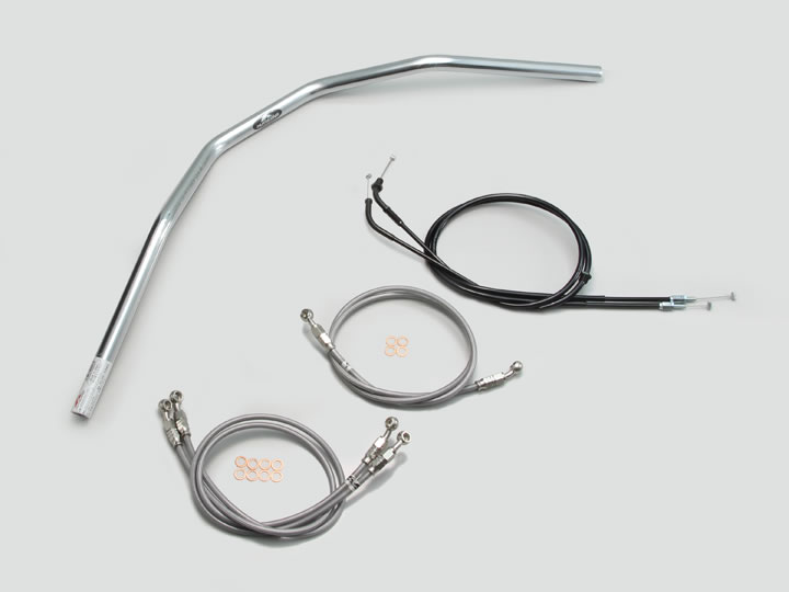 ハリケーン スーパートラッカー ハンドルSET CB1300SF（03-09 SC54） ABS無車 クロームメッキ H003-032C