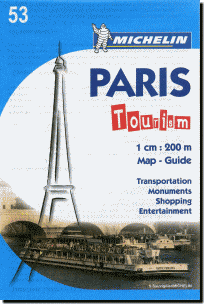 【ミシュラン・パリ・ツーリストマップ Michelin Paris Tourism】