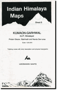 【インド・ヒマラヤ8 クマオン-ガルワール Indian Himalaya Maps Sheet8 Kumaon-Garhwar】