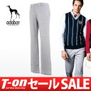 【50%OFF SALE】アダバット/アダバット/パンツ ロングパンツ ストレッチ ビスコティックプリント スクエアドット柄 こなれカジュアル/adabat【メンズ】アダバットゴルフウェア
