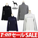【50%OFF SALE】アダバット/アダバット/ハイネックシャツ 長袖ハイネックシャツ 抗菌防臭 ストレッチ ベア天 前後配色切り替えデザイン ロゴプリント/adabat【レディース】アダバットゴルフウェア