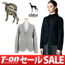 【40%OFF SALE】アダバット/アダバット/ジャケット テーラードジャケット 2つ釦ジャケット フェザーカールストライプ ウール混 ピンバッジ付/adabat【レディース】アダバットゴルフウェア