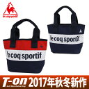 ルコック/ルコック スポルティフ ゴルフ ハードウェア/カートバッグ カートポーチ ミニトートバッグ ラウンドバッグ ロゴプリント/le coq sportif golf【メンズ】【レディース】ルコック【2017年秋冬新作】