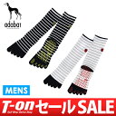 アダバット adabat メンズ ソックス 5本指ソックス ...