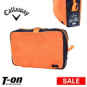 キャロウェイ アパレル キャロウェイ ゴルフ Callaway APPAREL メンズ レディース ランドリーバッグ 旅行用収納ポーチ トラベル用収納バッグ メッシュバッグ ランドリーポーチ クリーニングバッグ マルチポーチ バイカラー メッセージプリント 2018 春夏 新作 ゴルフ