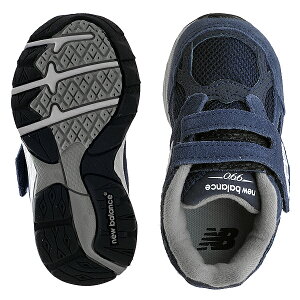 ニューバランスKV990NVI【キッズ】【幅広Width:W】NEWBALANCEKV990ネイビー/グレー【到着後レビューご記入のお約束で送料無料!】